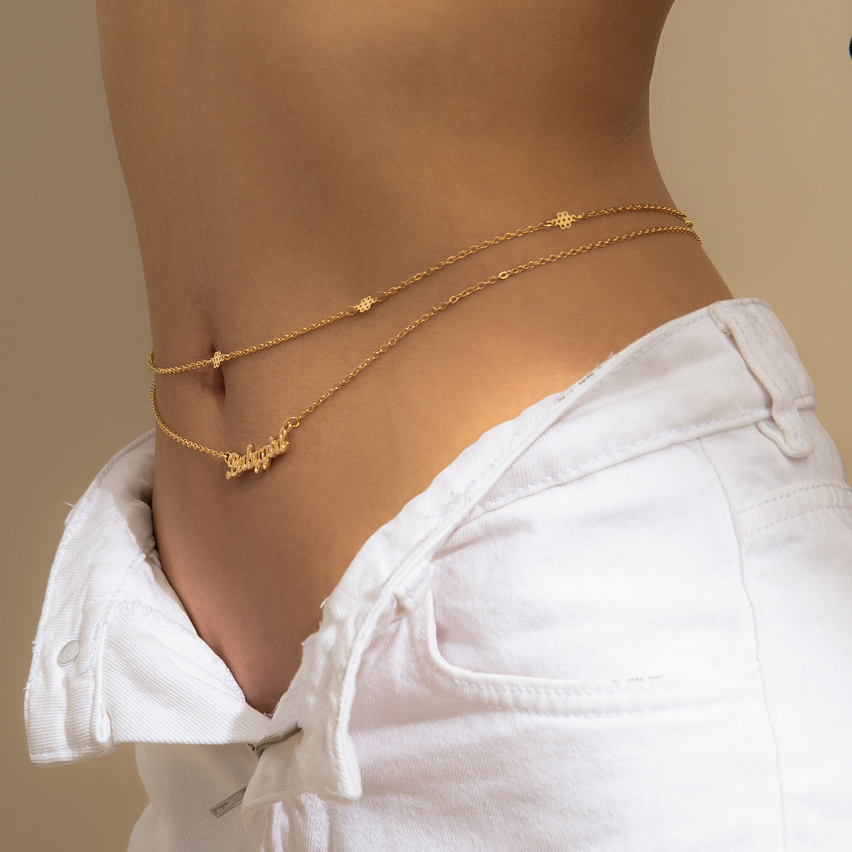 Metal Belly Pendant