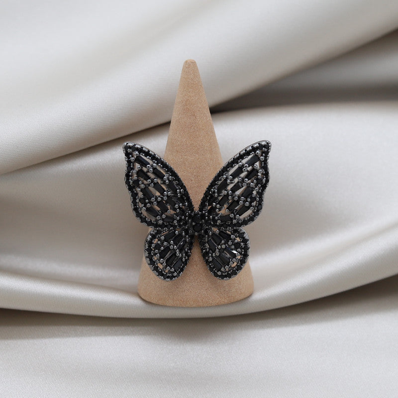 Butterfly Ring Earring Set