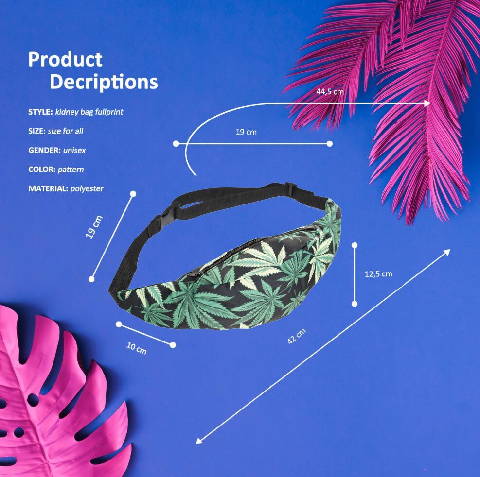 Waist Packs Zipper
