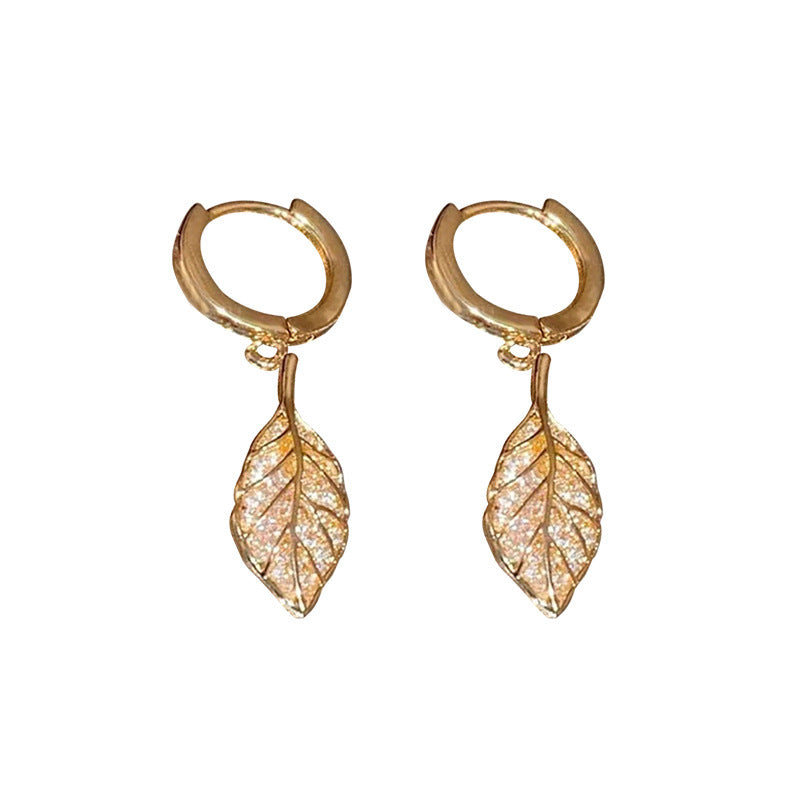 Leaf-shaped Earring