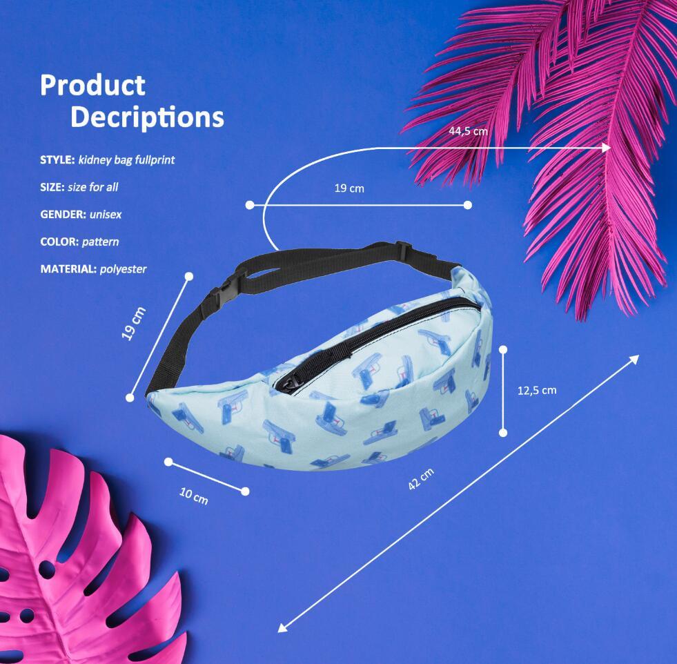 Waist Packs Zipper