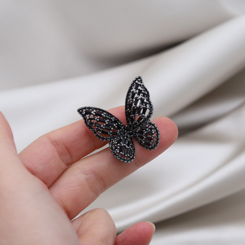 Butterfly Ring Earring Set