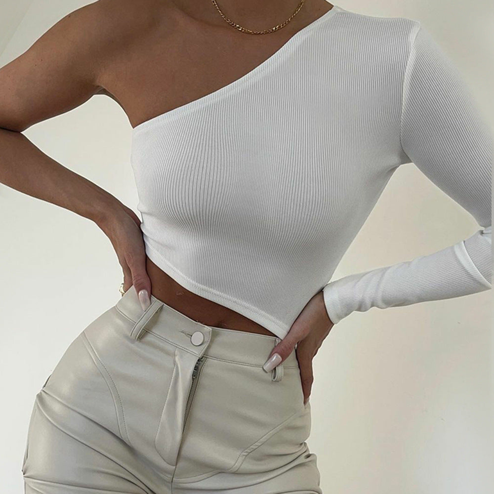 One Side Sleeve Top
