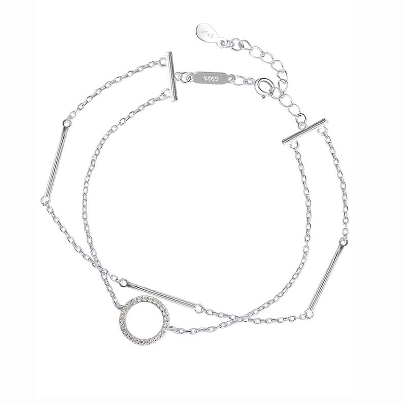 Geometric Double Bracelet